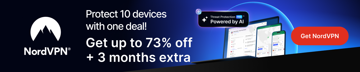 NordVPN β Protect 10 devices with one deal